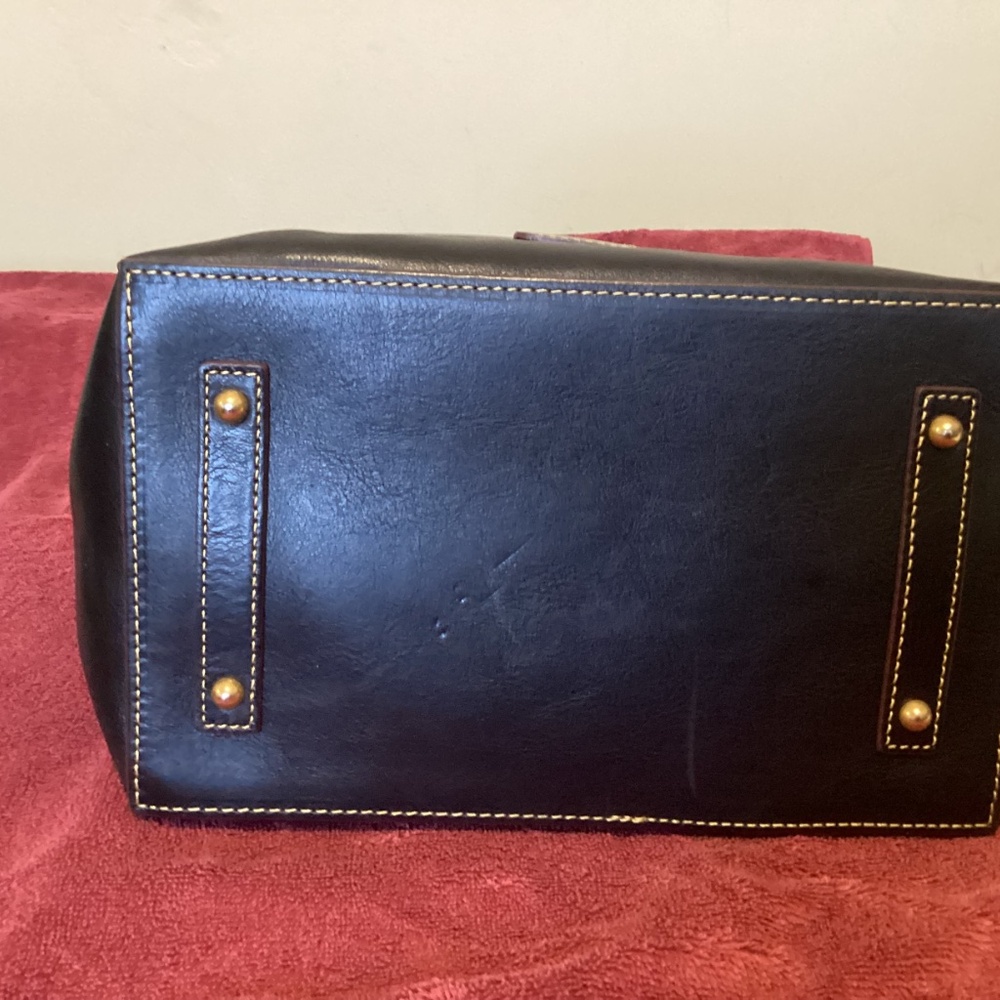 Dooney and Bourke Florentine Naomi Satchel, Navy - Picture 2 of 10